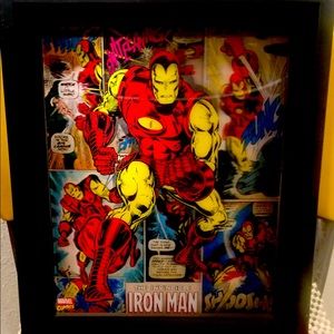 Marvel 3D Ironman Framed